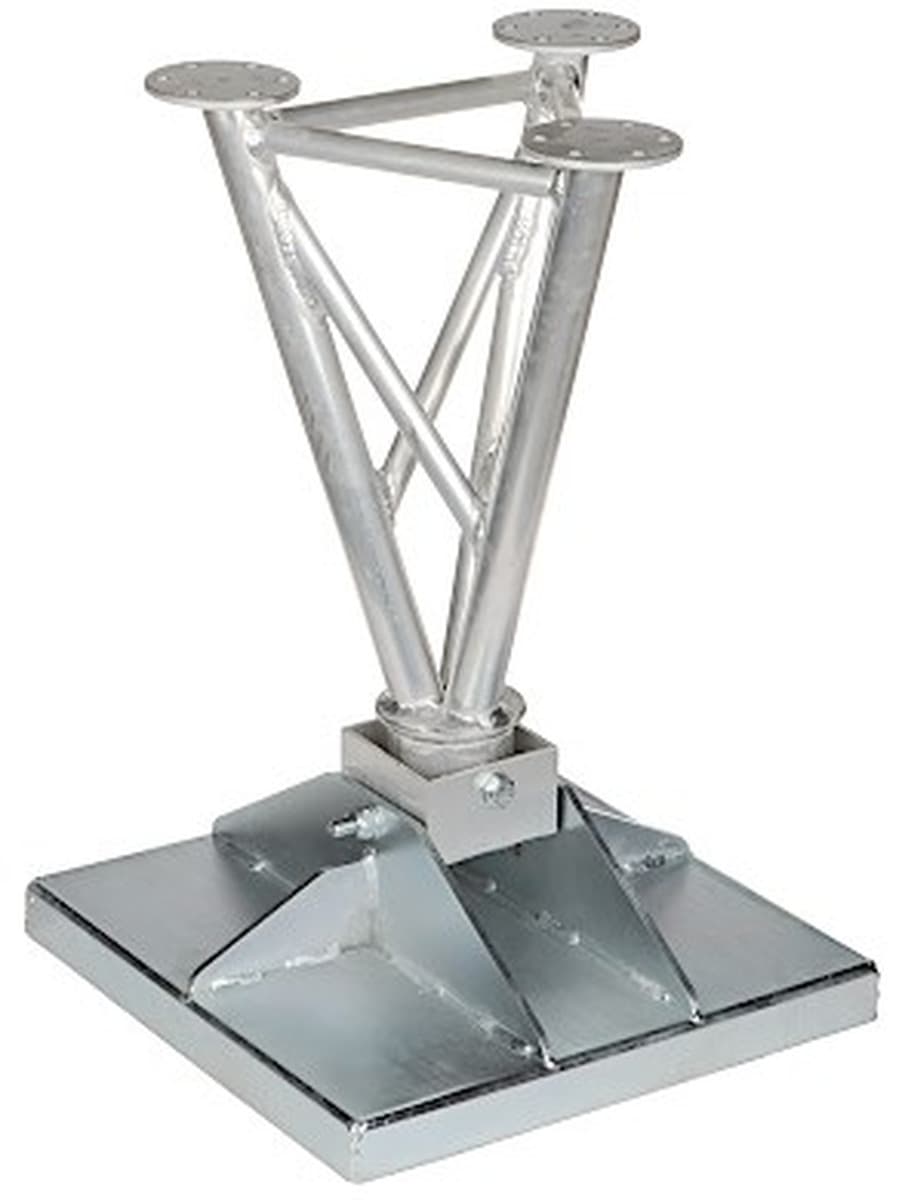 Podstawa przegubowa do masztów kratowych z odciągami MK-1.5/POD-G