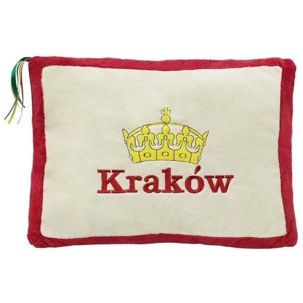 Poduszka Kraków czerwona 34 x 24 cm