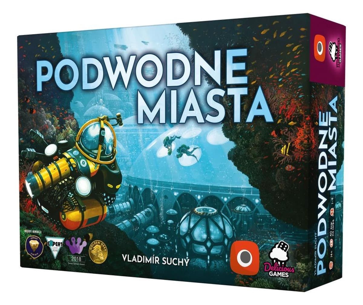 Podwodne Miasta gra planszowa Portal Games