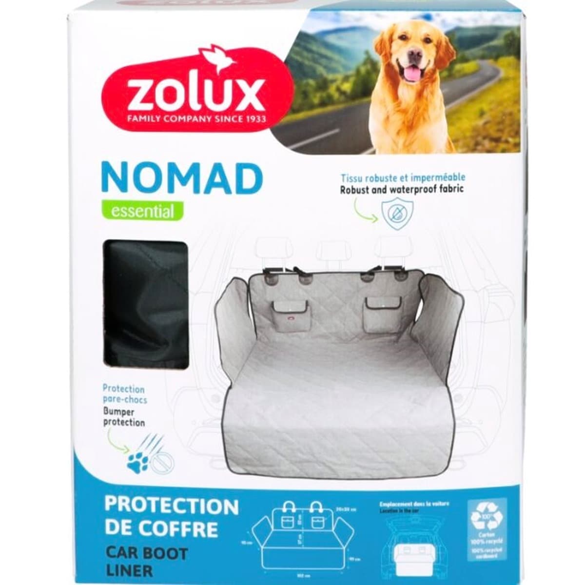 Pokrowiec ochronny do bagażnika samochodu ZOLUX NOMAD