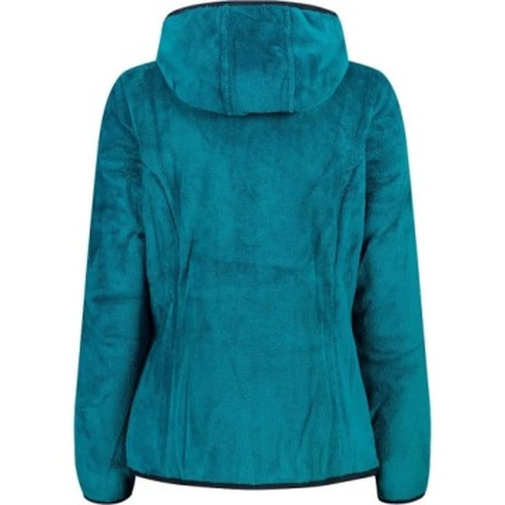 Polar damski CMP Haze Jacket Knitted - sky blue/bianco, rozmiar XS