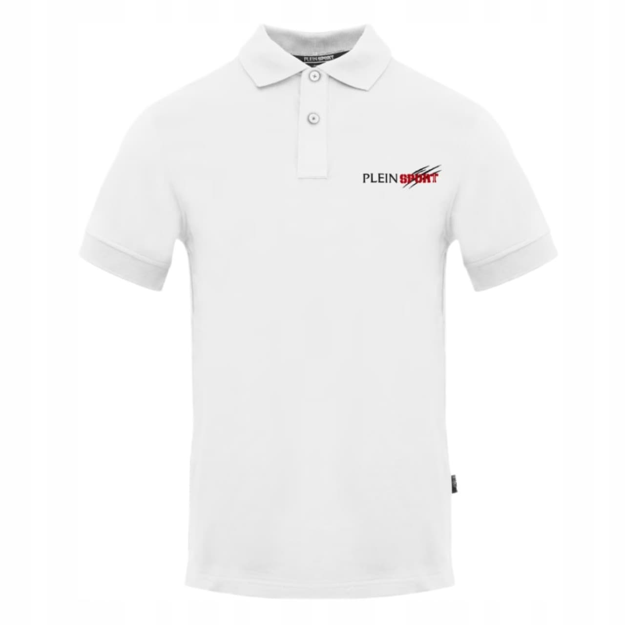 Polo męskie PLEIN SPORT PS25MPL01 białe XL