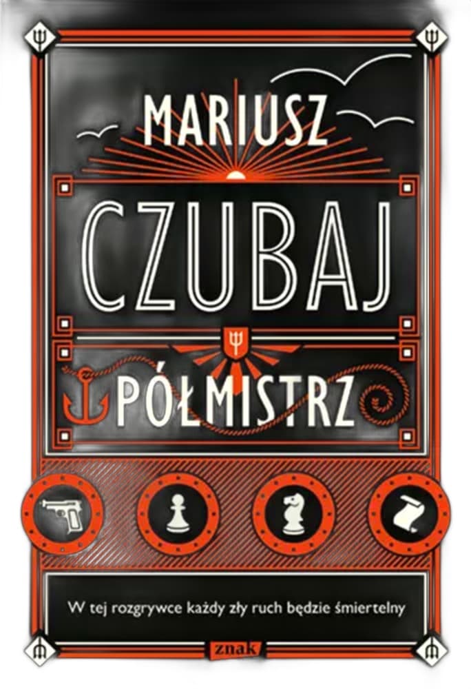 Półmistrz Mariusz Czubaj - powieść kryminalna z autografem