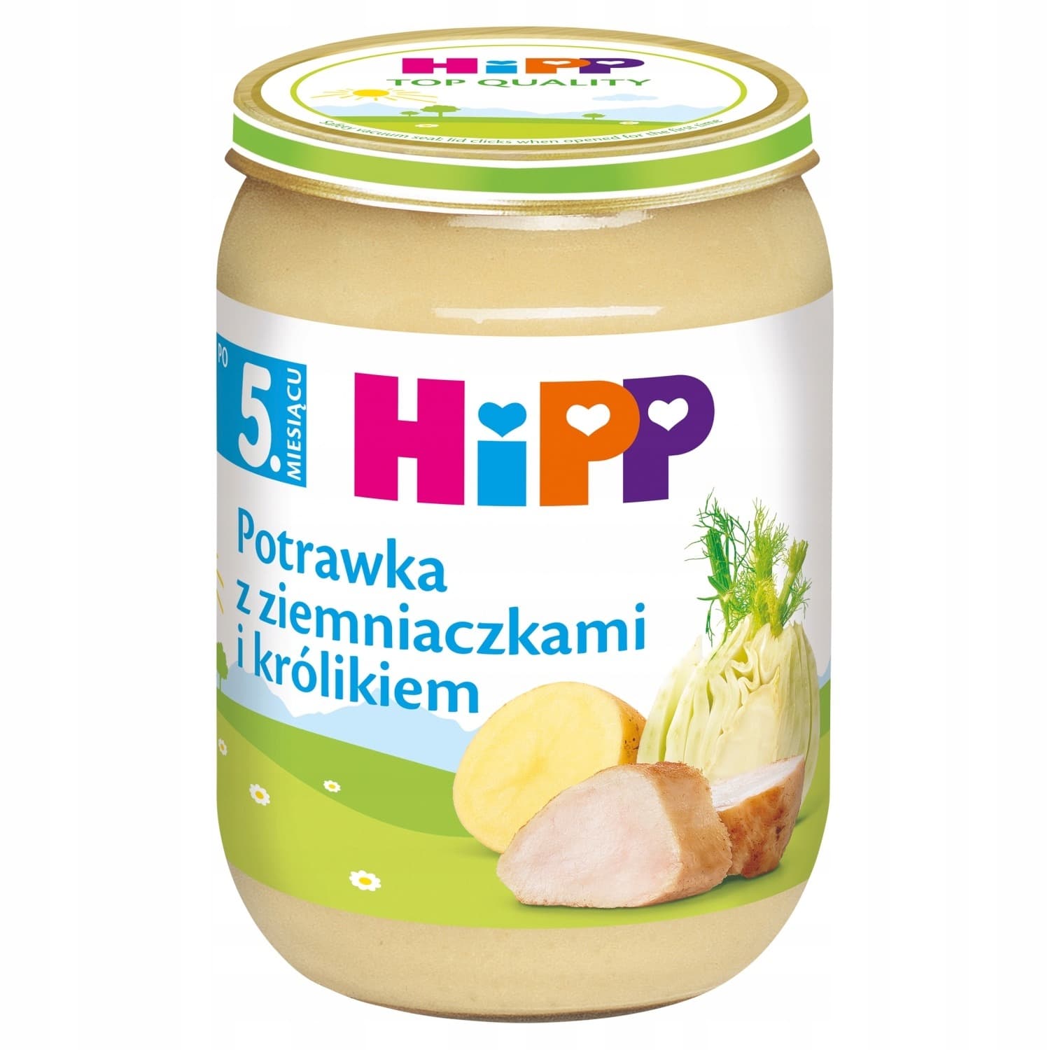 HiPP, Potrawka z ziemniaczkami i królikiem, po 5. m-cu, 190 g