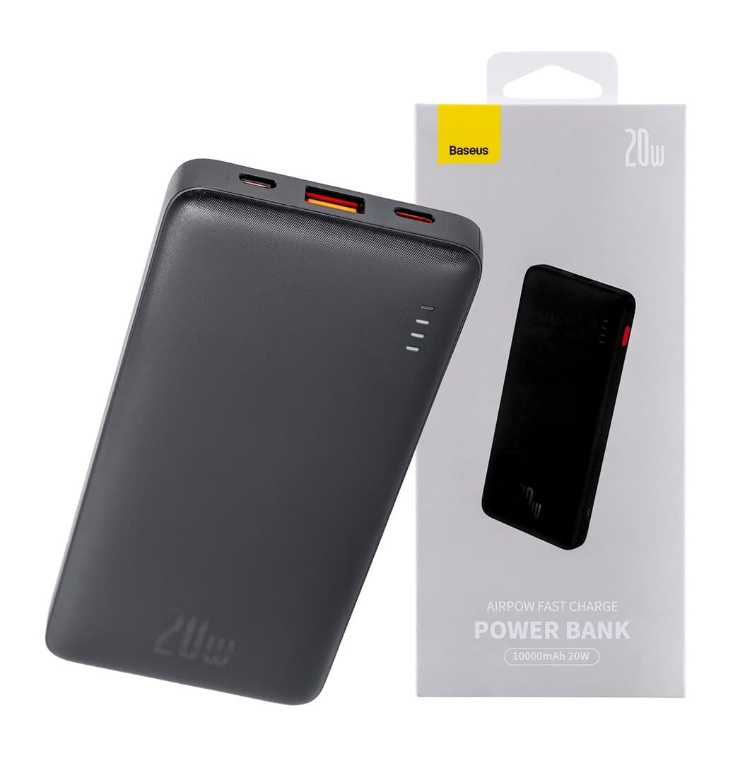 Powerbank Baseus Airpow 10000 mAh 20W czarny