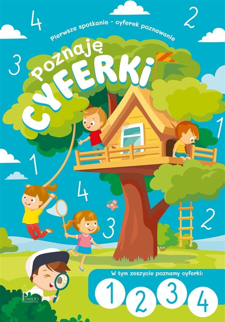 Poznaję cyferki i liczby 1 2 3 4 dla dzieci
