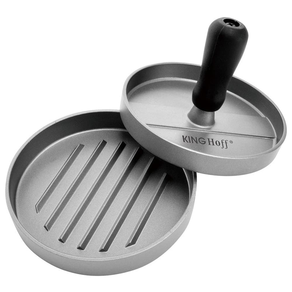 Kinghoff praska do hamburgerów aluminiowa Ø12 cm