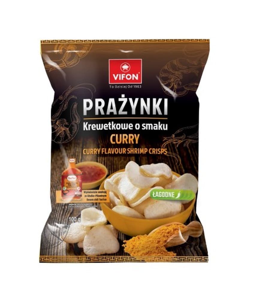 Prazynki krewetkowe Curry 100G VIFON