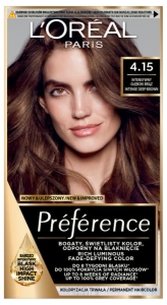 L'Oréal Paris Préférence Farba do Włosów Intensywny Blask Brąz