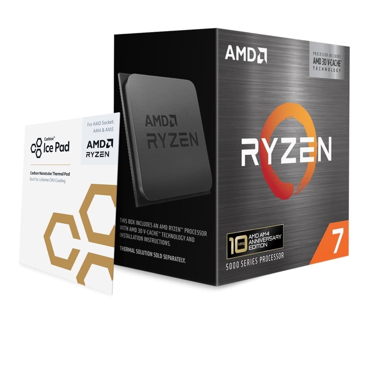 Procesor AMD Ryzen 7 5800X3D 8-rdzeniowy 4,5 GHz BOX