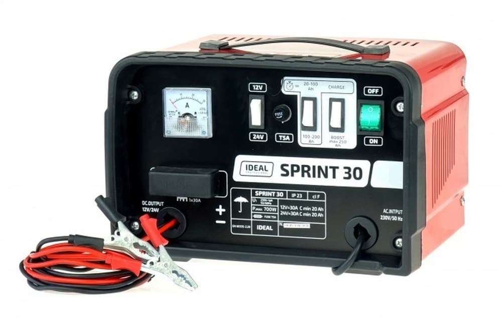 Prostownik samochodowy Sprint 30A 12V/24V
