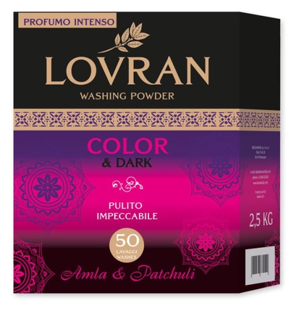 Proszek do Prania Lovran Color & Dark 2,5 kg 50 prań