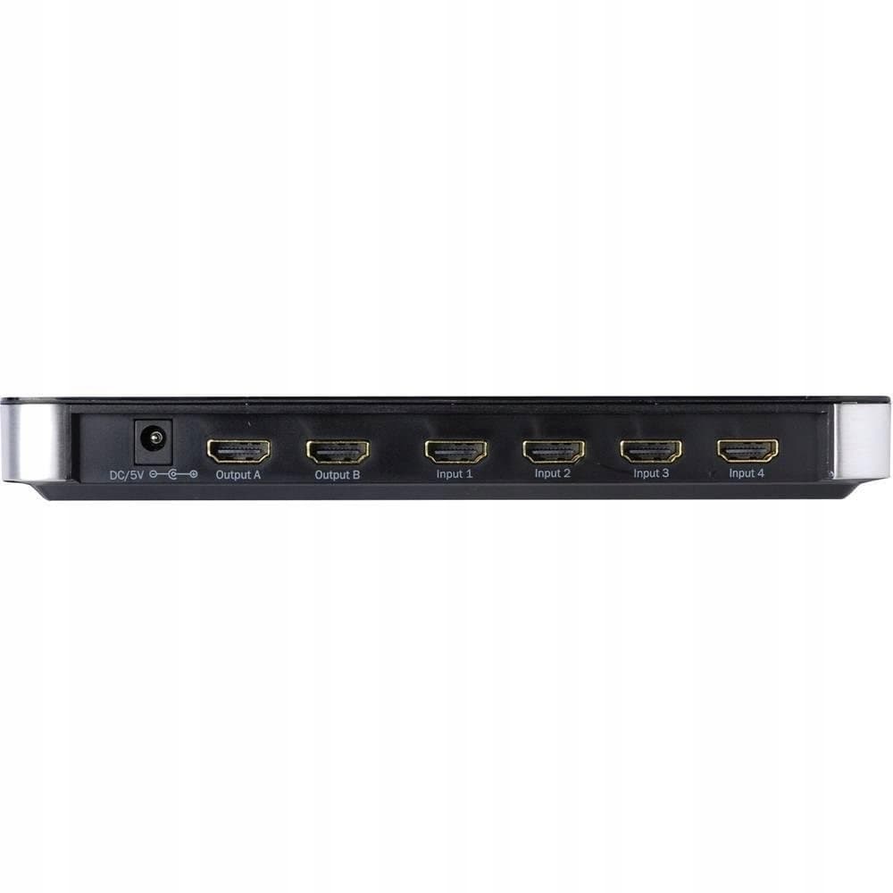Przełącznik / Matrix HDMI 4/2-porty 4K/30Hz UHD HDCP 1.4 z pilotem