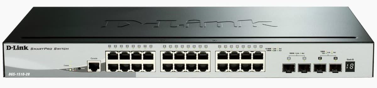 Przełącznik sieciowy D-Link 24 porty Gigabit Ethernet