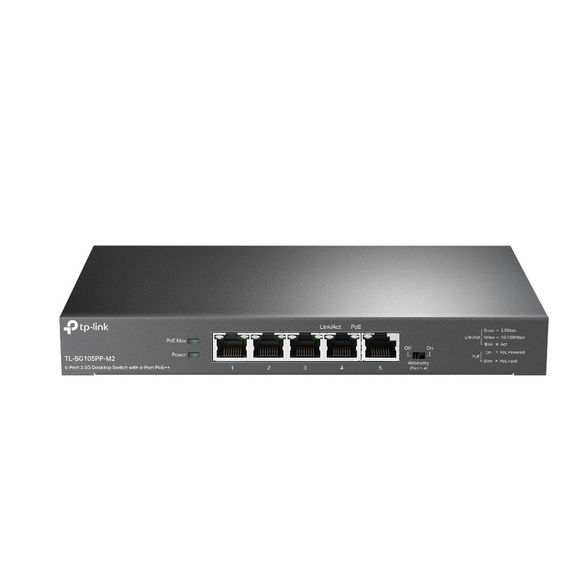 Przełącznik sieciowy TP-Link 5 portów 2,5G PoE++ 123 W