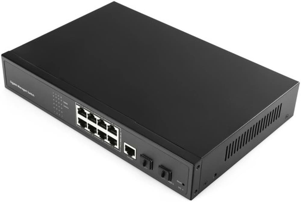 Przełącznik zarządzalny Cudy 8-Port Layer 2 Gigabit z 2 Gigabit SFP
