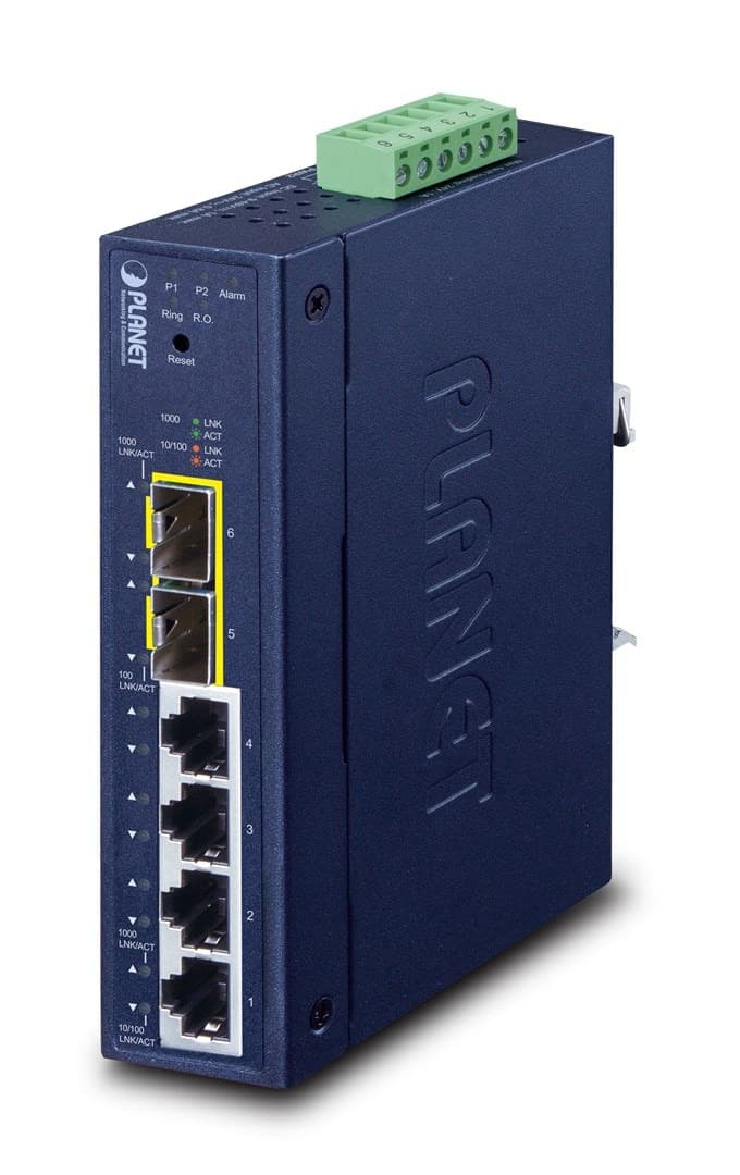Planet 6-portowy Przełącznik Gigabit Ethernet zarządzalny