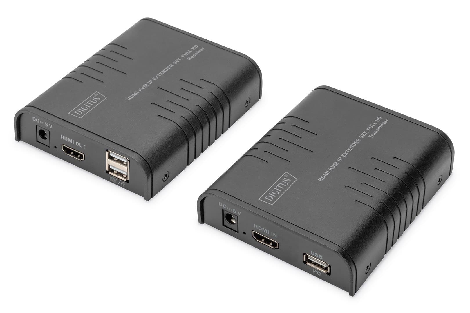 Przedłużacz KVM HDMI+USB 120m po kat.6 UTP/IP 1080p FHD 60Hz audio