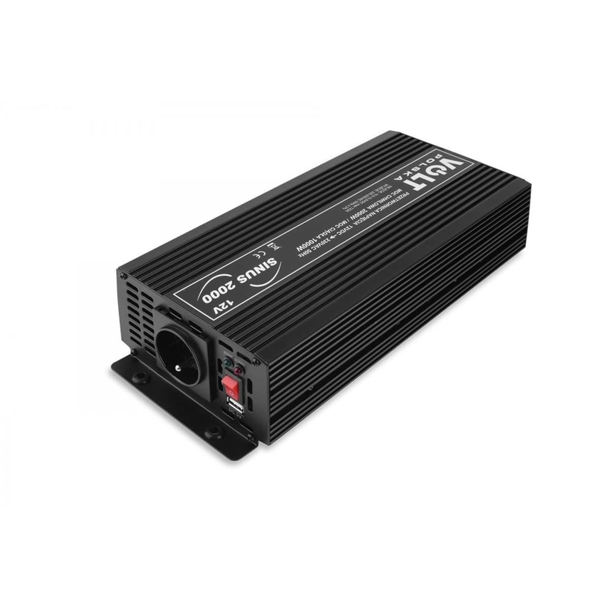 Przetwornica napięcia Volt Polska Sinus 1000/2000W 12V na 230V