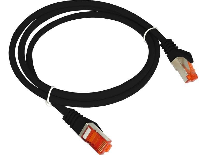 Alantec Patchcord F/UTP Kat. 6 PVC 0.5m Czarny