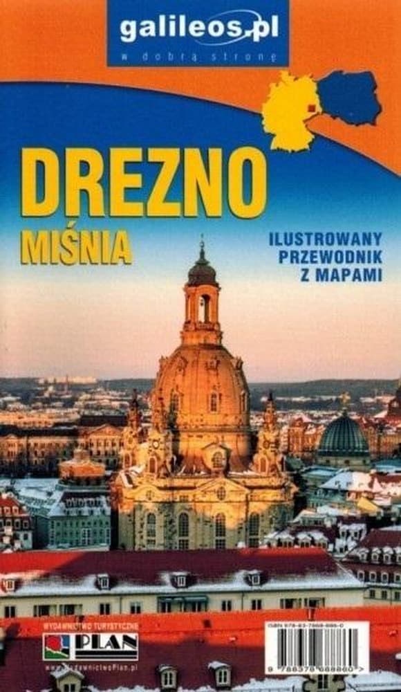 Przewodnik turystyczny Drezno i Miśnia, 59 stron, Plan 2024
