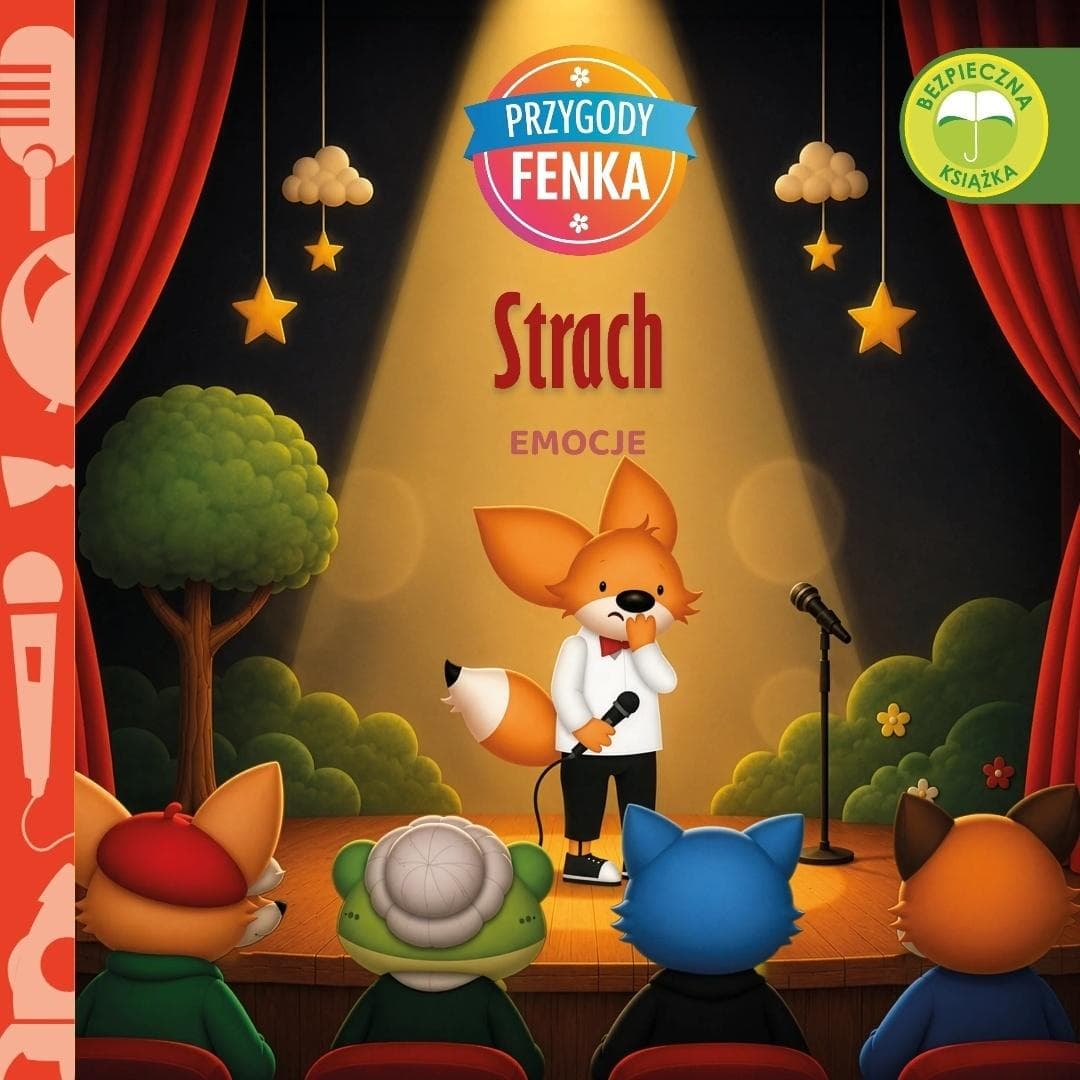 Przygody Fenka. Emocje. Strach - książka dla dzieci 20 stron