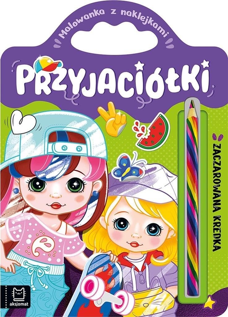 Przyjaciółki. Malowanka dla dzieci