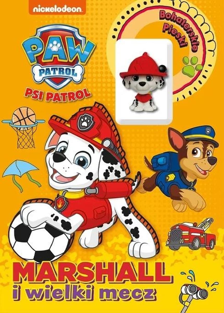 Psi Patrol Bohaterskie pieski Marshall - figurka i zadania
