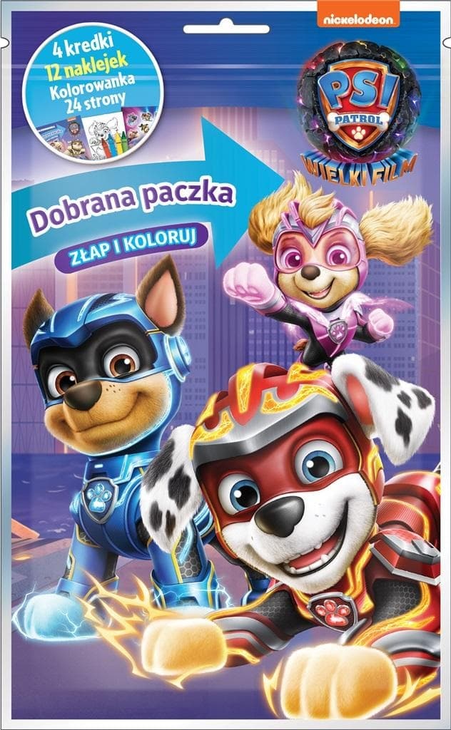 Psi Patrol Wielki Film Dobrana Paczka - praca zbiorowa