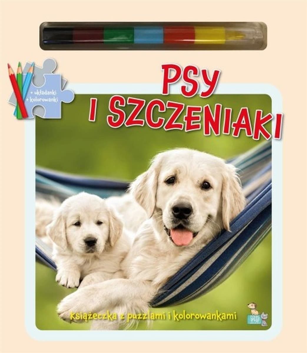Psy i Szczeniaki. Książeczka z Puzzlami