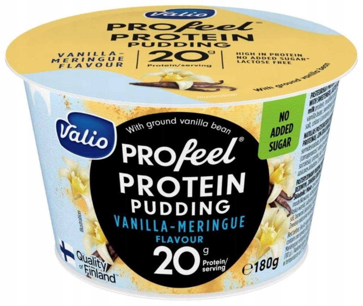 Valio PROfeel proteinowy puding 180g Wanilia beza