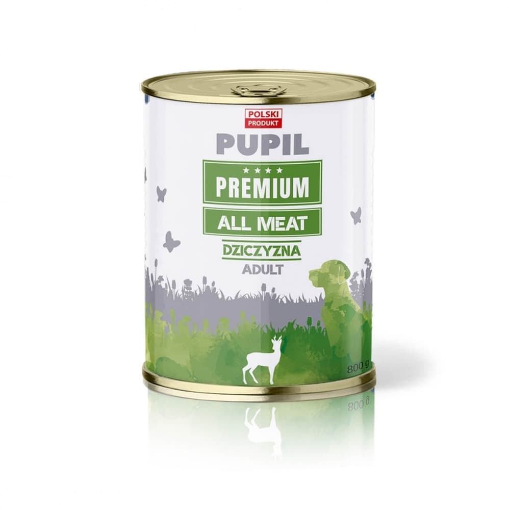 PUPIL PREMIUM Karma dla psa mokra z dziczyzną 800g