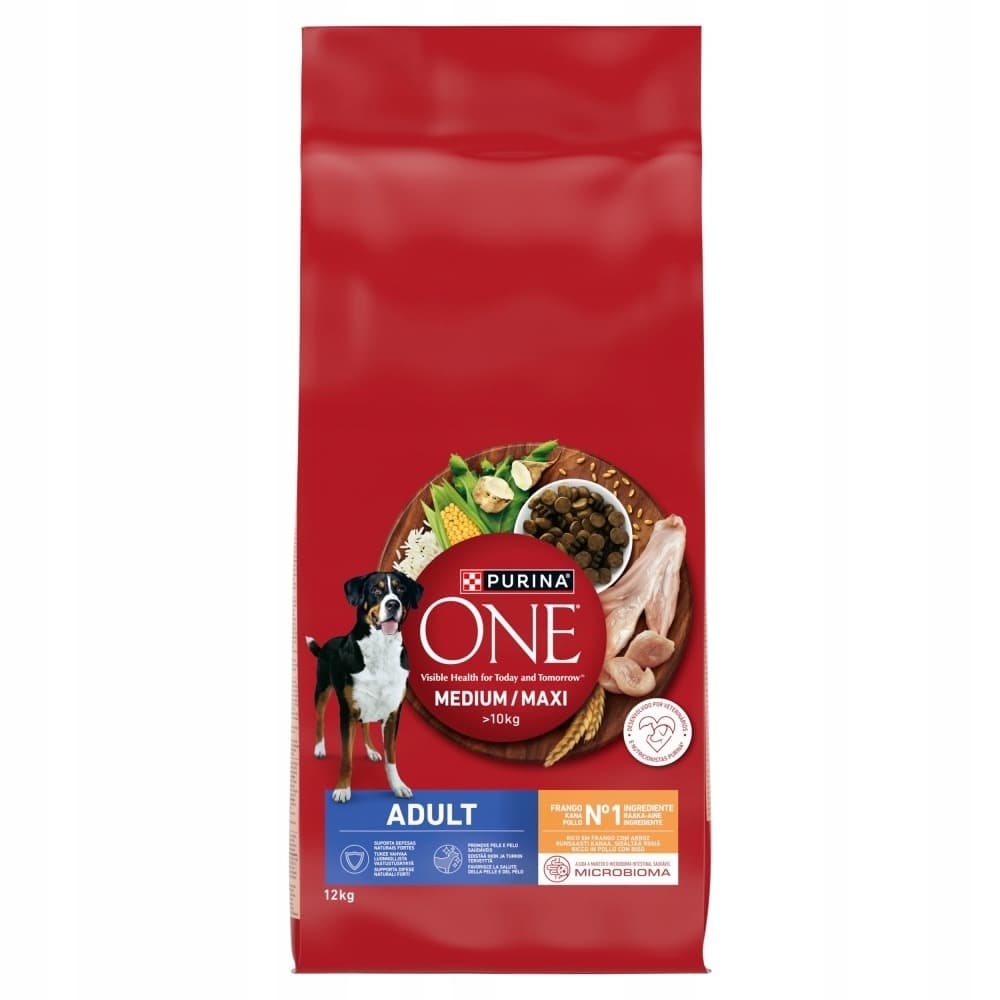 PURINA ONE MED/MAX Adult Dog Lamb & Rice 2,5kg - Sucha karma dla psów ras średnich i dużych z jagnięciną i ryżem