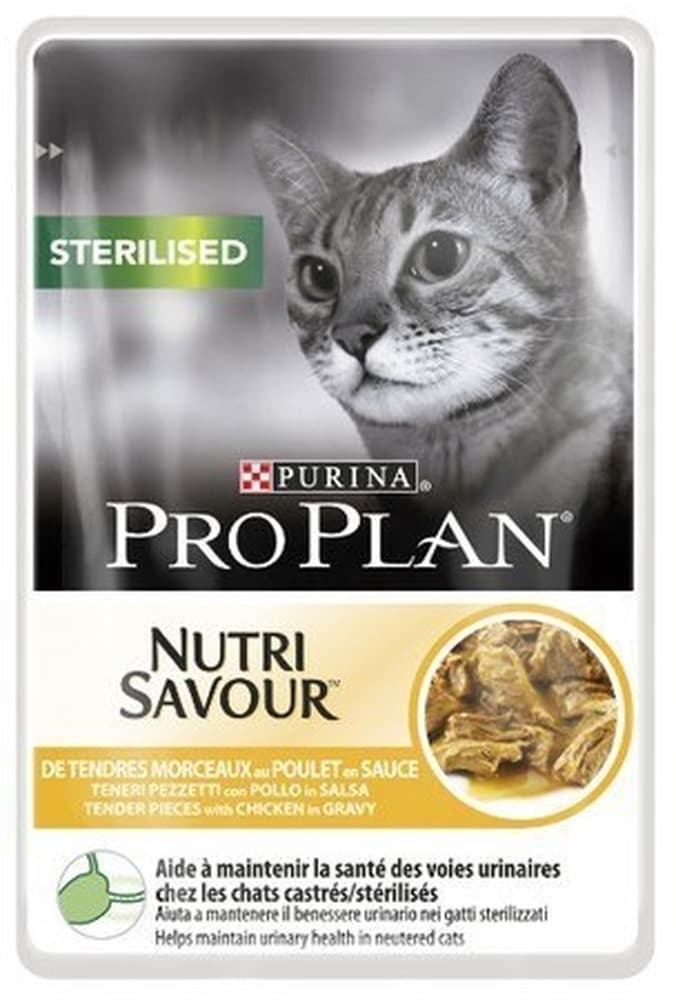 Purina Pro Plan Cat Sterilised kurczak - mokra karma dla kota - 85 g