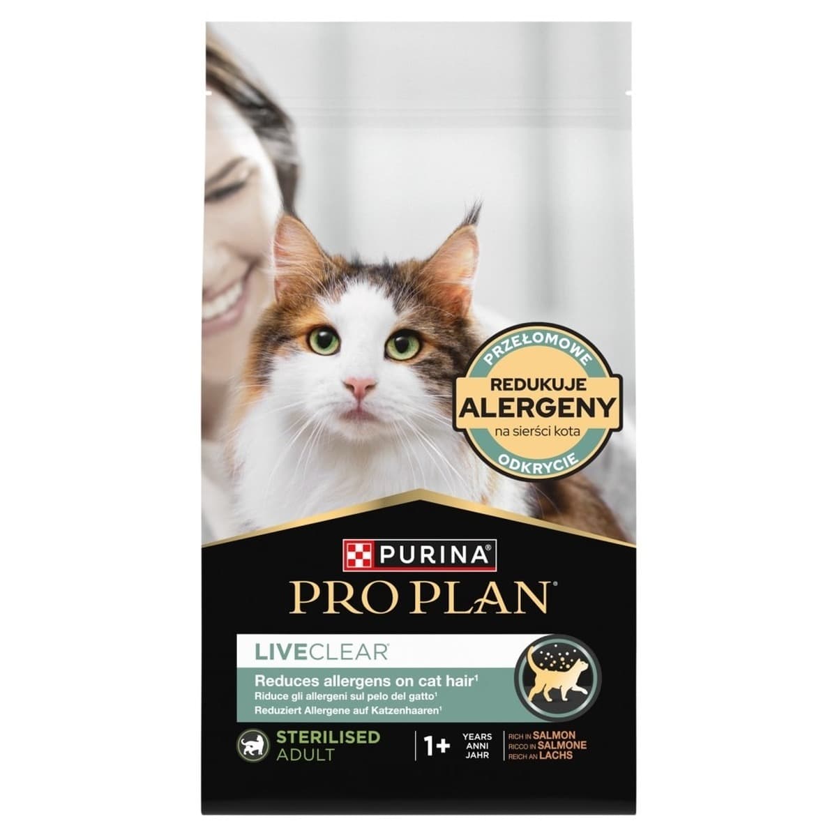 Purina Pro Plan LiveClear Sterilised Adult karma dla kota z łososiem 1,4 kg