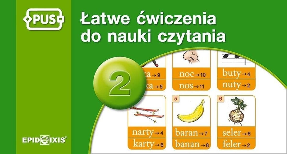 PUS Łatwe Ćwiczenia do Nauki Czytania 2