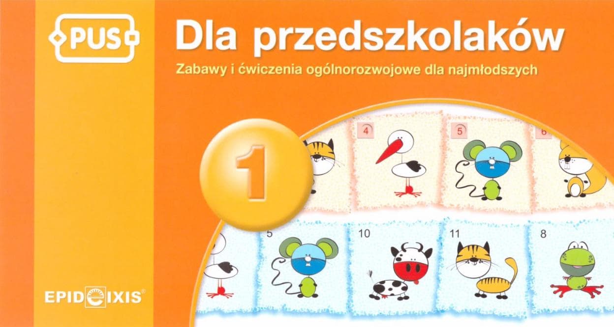PUS Ćwiczenia edukacyjne - Ćwiczenia dla przedszkolaków 3-letnich
