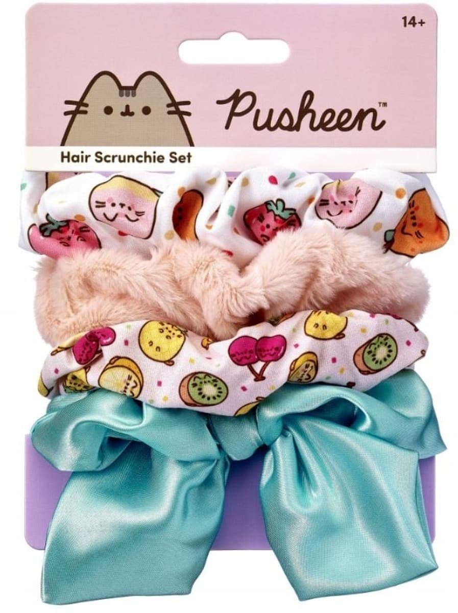 Pusheen Gumki do Włosów Zestaw 3 sztuki