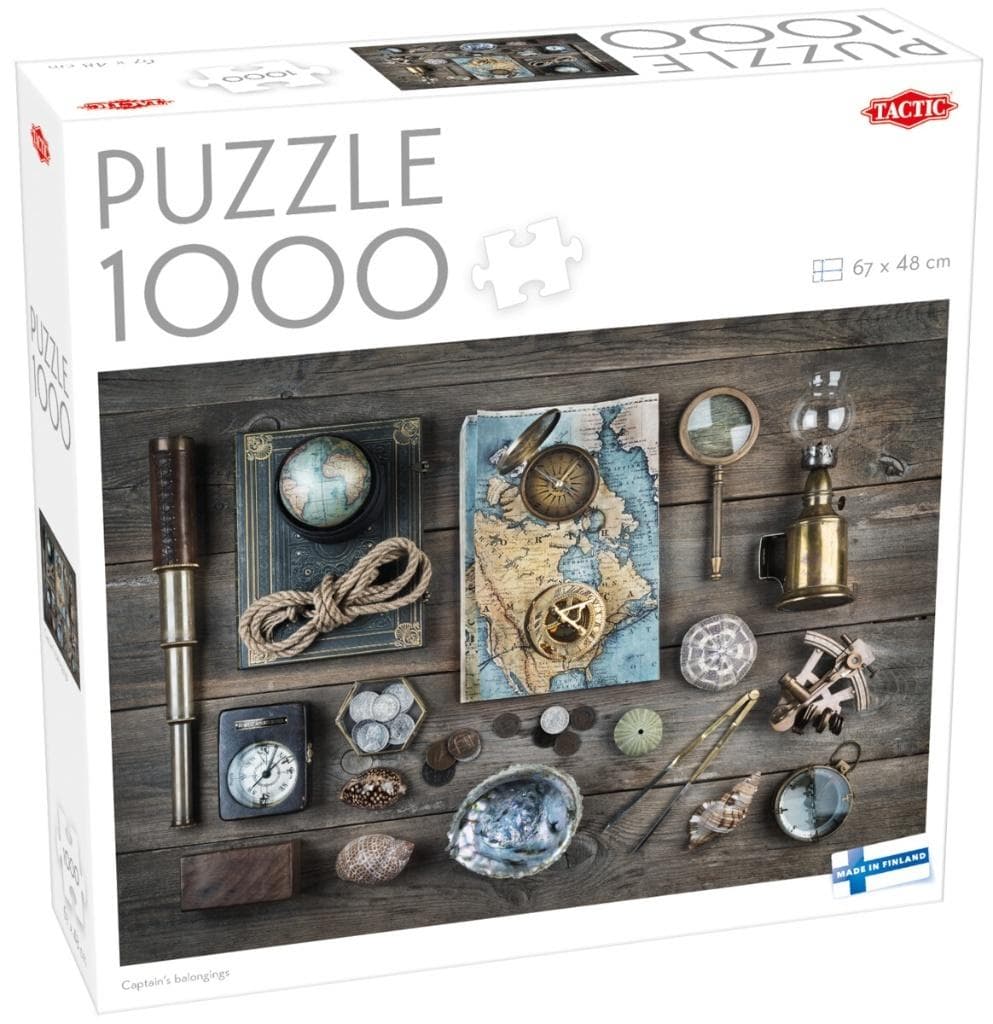 Puzzle 1000 elementów Kapitańskie przedmioty kolekcjonerskie