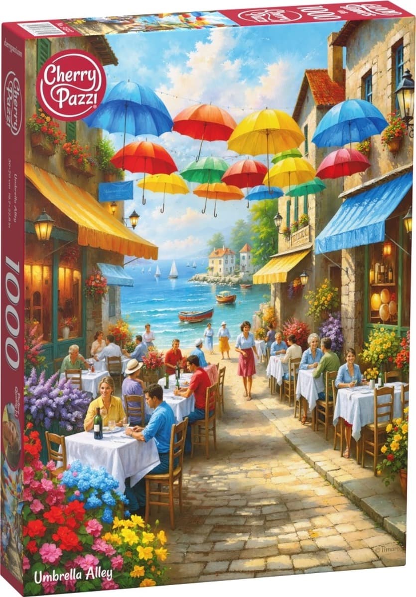 Puzzle 1000 CherryPazzi Umbrella Alley 31322