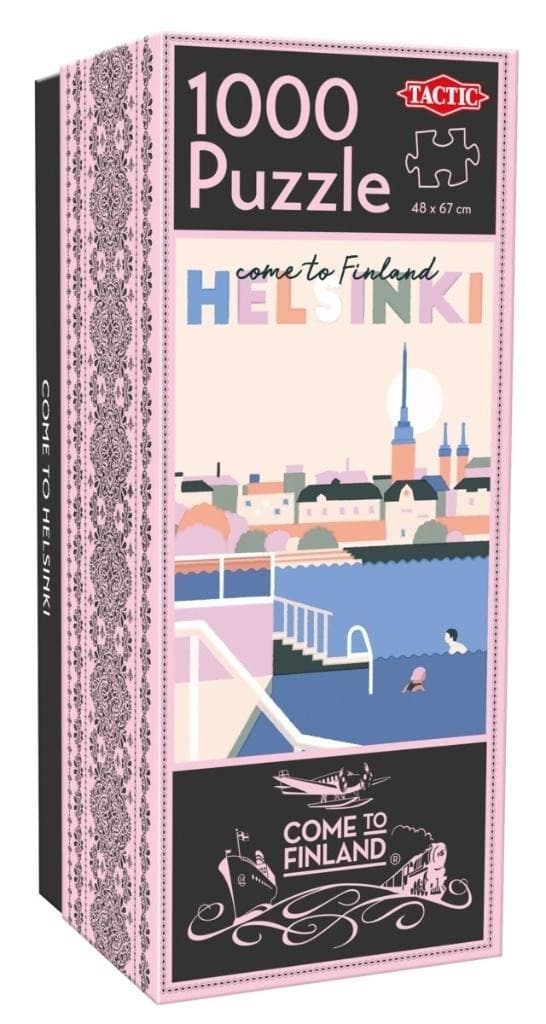 Puzzle 1000 elementów Come to Finland: Come to Helsinki