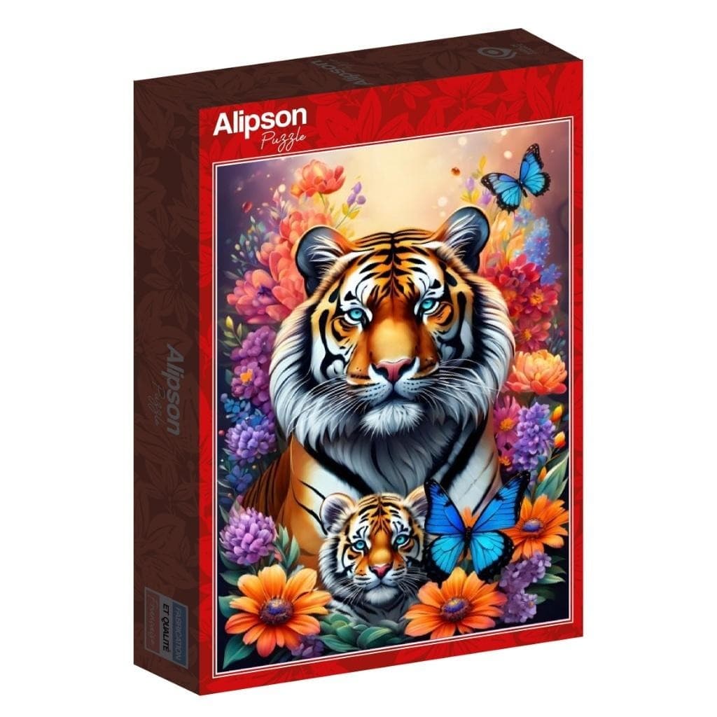 Puzzle 1000 elementów Matczyna miłość Tygrysy Alipson