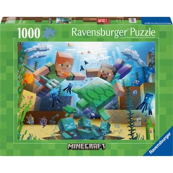 Puzzle 1000 elementów Minecraft Mozaika Ravensburger