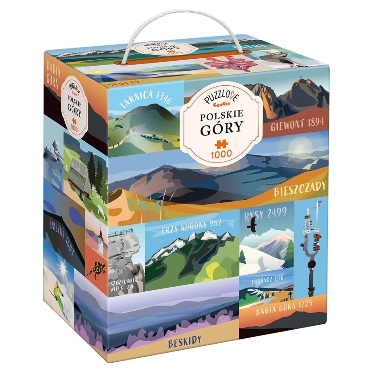 Puzzle 1000 elementów Polskie Góry Puzzlove CzuCzu