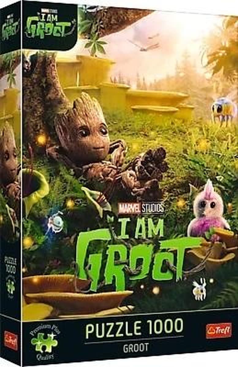 Puzzle 1000 elementów Premium Plus Groot Marvel Strażnicy Galaktyki