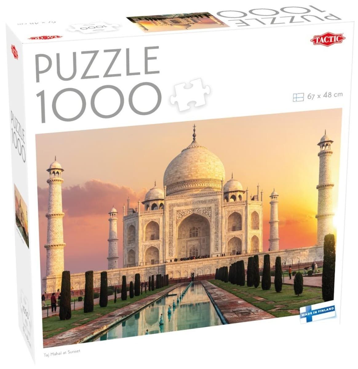Puzzle 1000 elementów Taj Mahal o zachodzie słońca