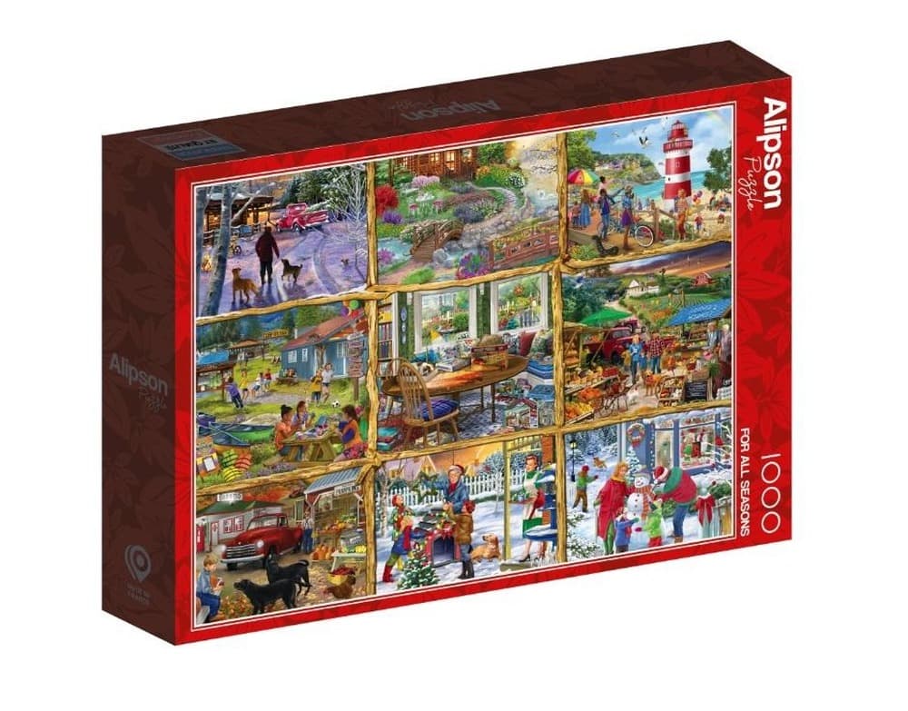 Puzzle 1000 elementów Wszystkie pory roku Alipson