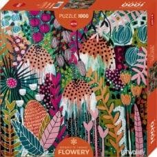 Puzzle 1000 Flowery, Rubinowe słońce, Bernadette T