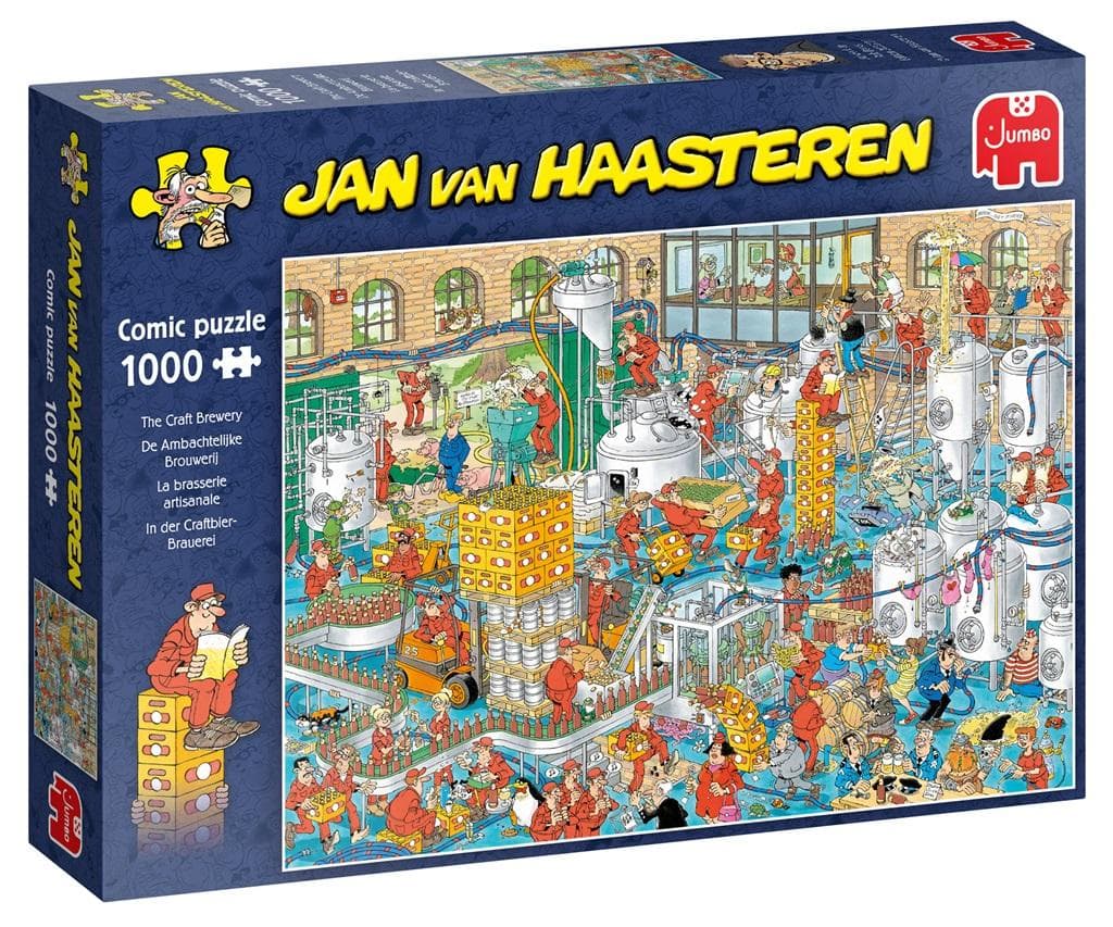 Puzzle 1000 elementów Jan Van Haasteren Browar rzemieślniczy Jumbo