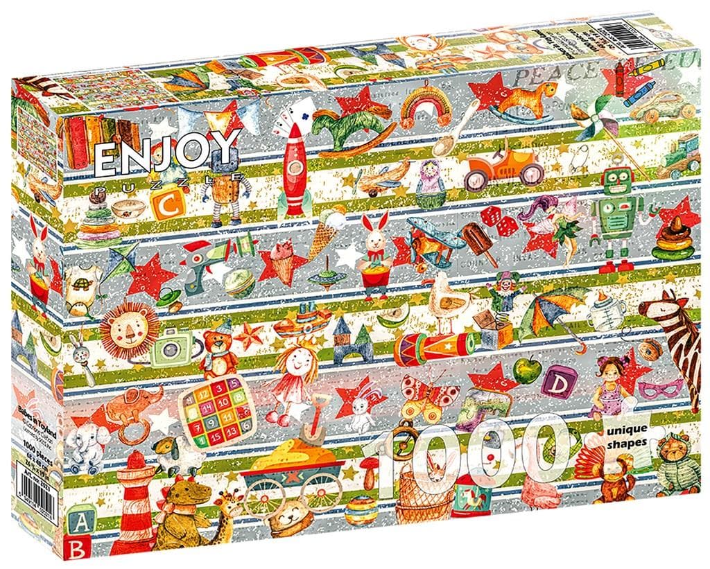 Puzzle 1000 elementów Kraina zabawek